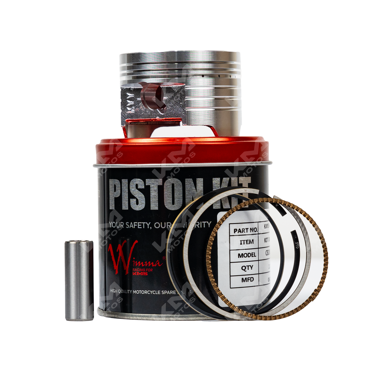 KIT DE PISTON CB1-125 / CB-125F WIMMA - KMMOTOSHN