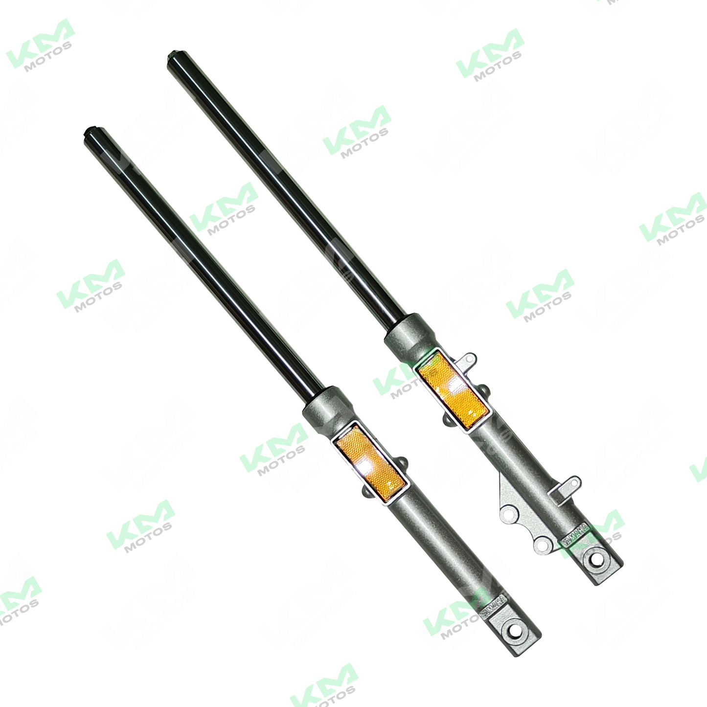 Barras para motocicleta YBR125 E/ED/-G de la marca KM Motos, imagen que muestra las barras de alta calidad.