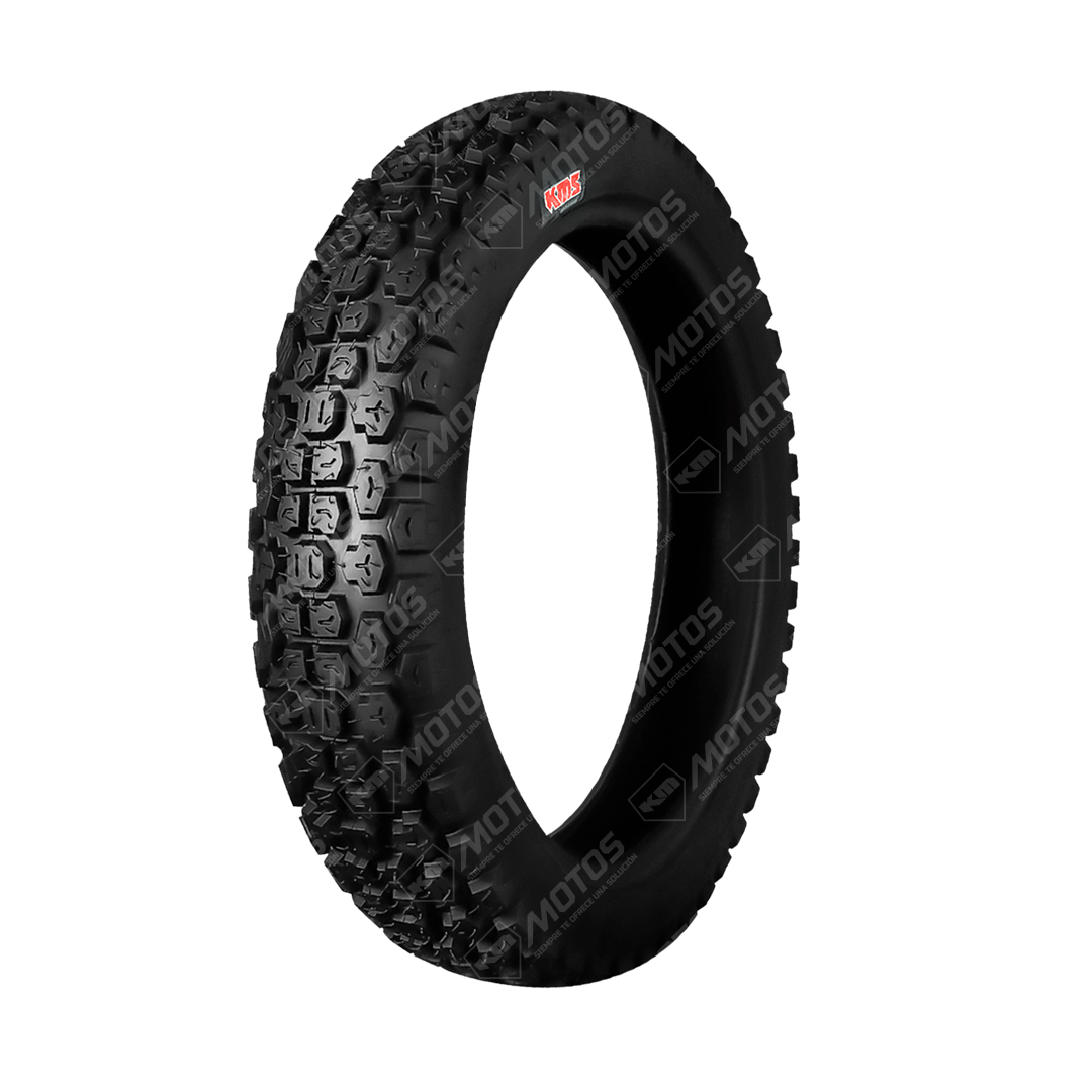 Llanta delantera semitractora KMS ROD/K270 3.00-17, resistente y duradera, con estructura de 8PR para motos agrícolas.