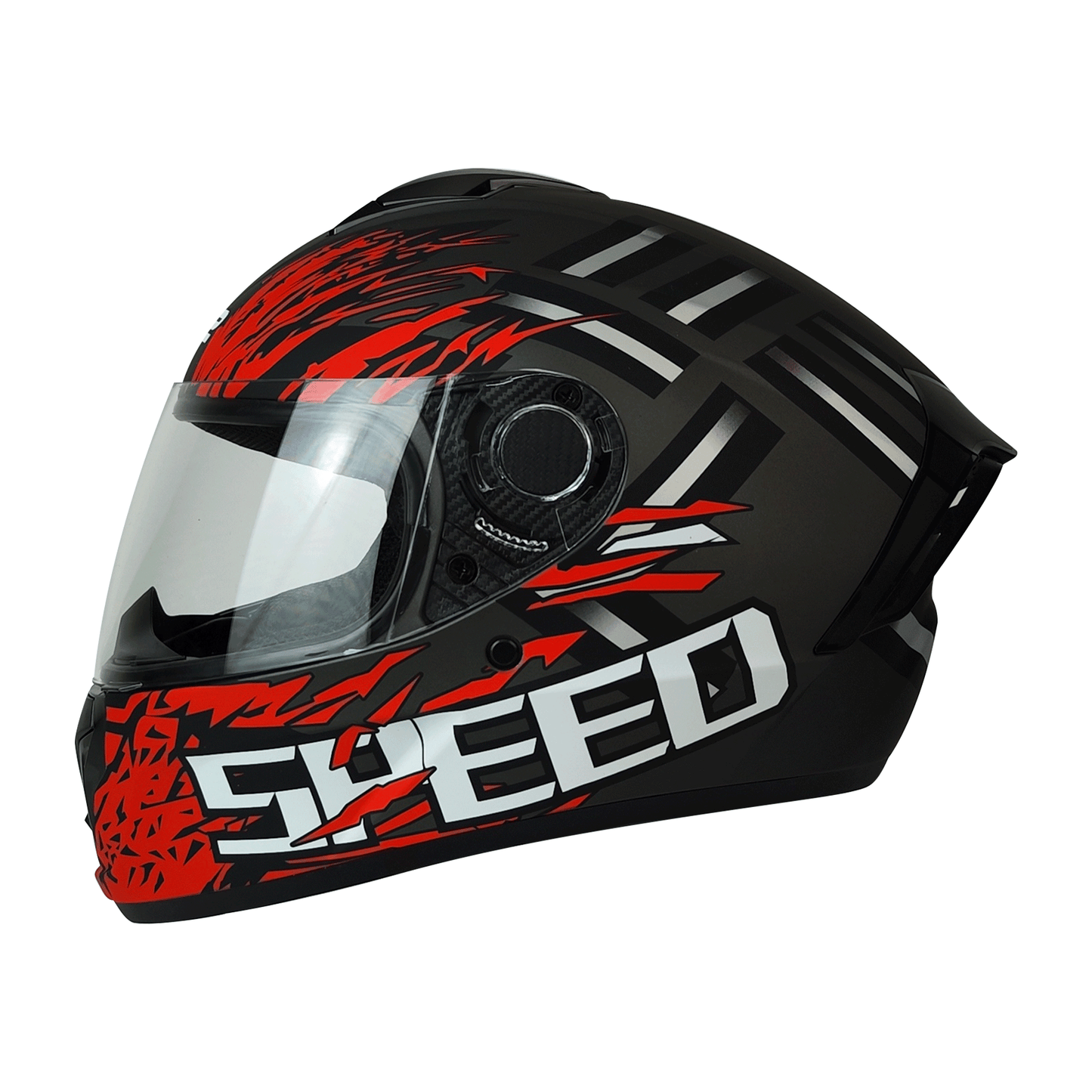CASCO CERRADO GRIS MATE SPEED DOT WLT111 HS2 V.C. "M"
