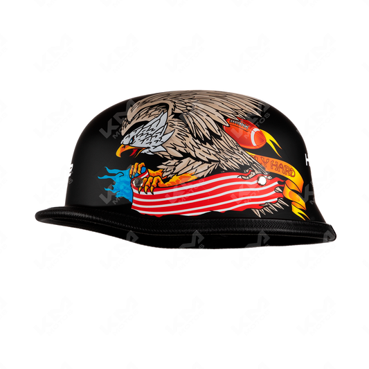 CASCO GORRITA NEGRO MATE EAGLE (PANDILLERO) DOT WLT307 HS2 "XXL"