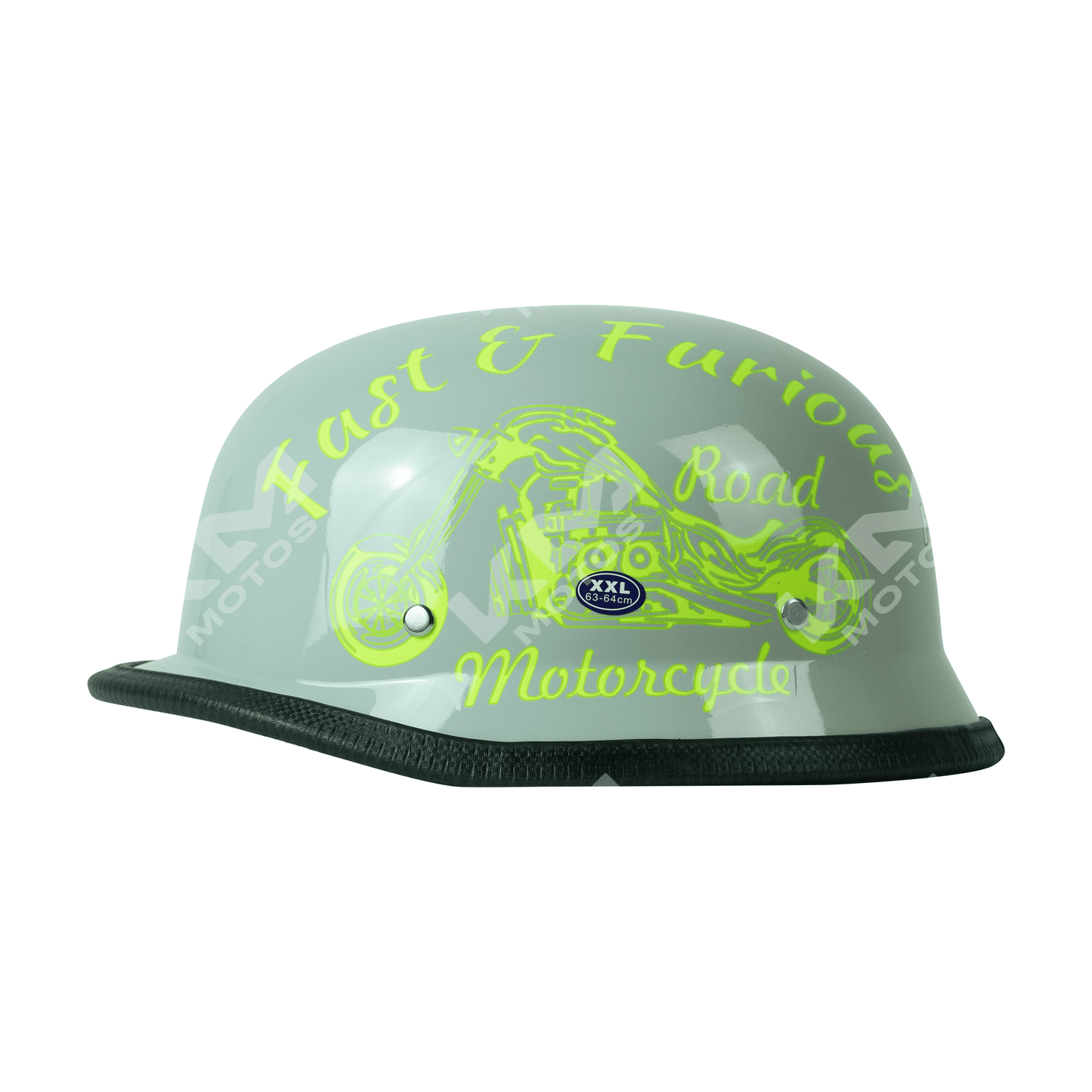 CASCO GORRITA GRIS FAST ROAD (PANDILLERO) DOT WLT307 HS2 "XXL"