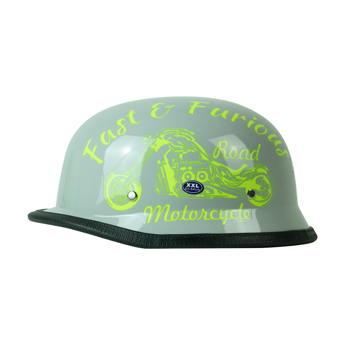 CASCO GORRITA GRIS FAST ROAD (PANDILLERO) DOT WLT307 HS2 "L"
