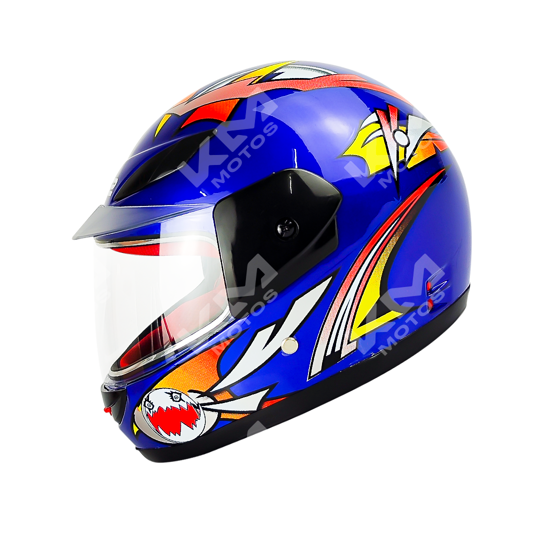 CASCO CERRADO P/NINO BRT AZUL WLT501 ABS HS2 "L"