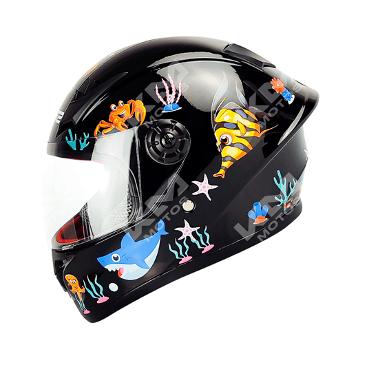 CASCO CERRADO P/NINO BRT PLUS NEGRO WLT506 ABS HS2 "XL"