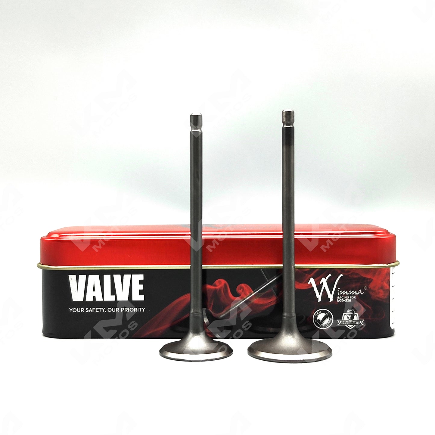 VALVULAS DE ADMICION Y ESCAPE PULSAR 200-220 WIMMA KMS - KMMOTOSHN