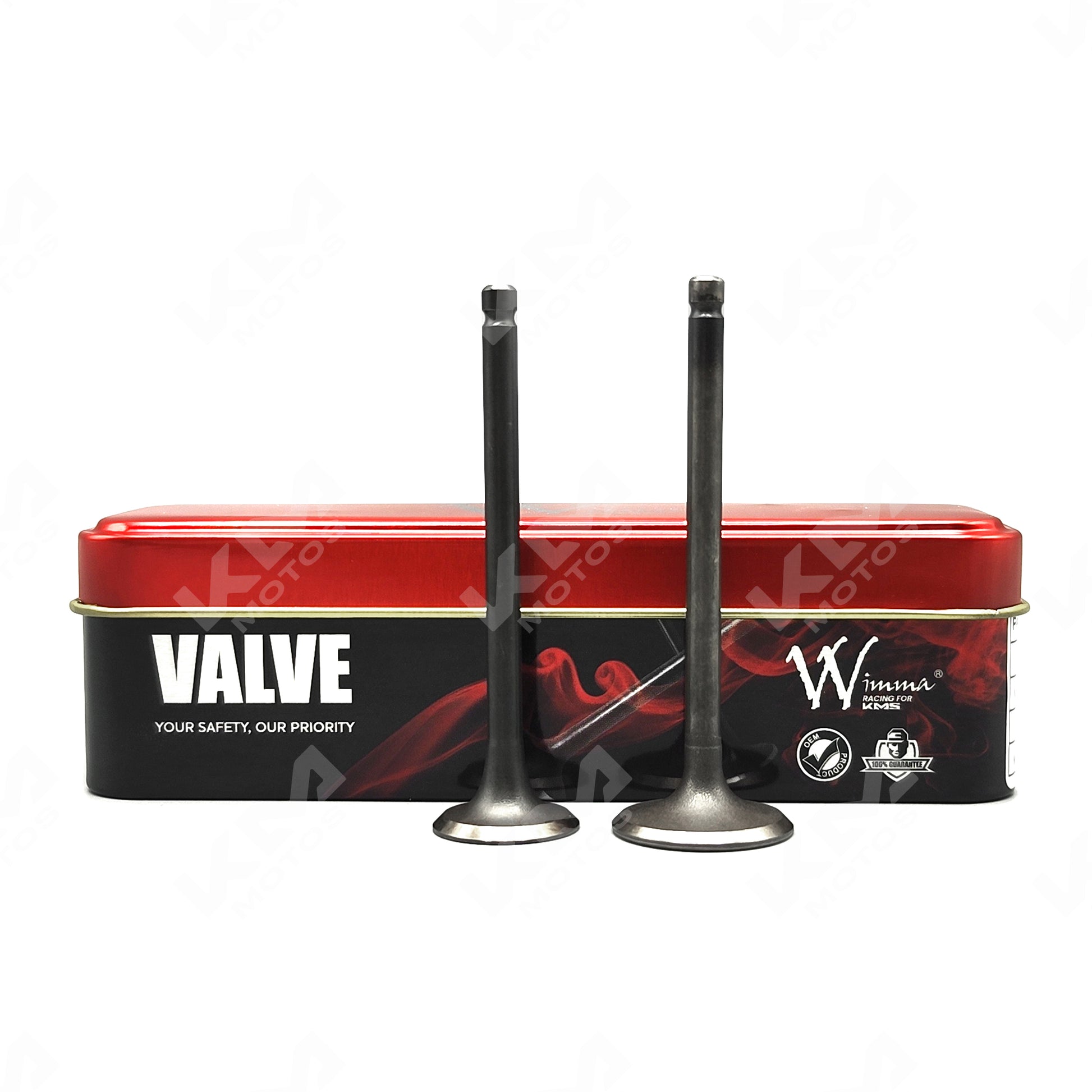 VALVULAS DE ADMICION Y ESCAPE HONDA NAVI 110 CC WIMMA KMS - KMMOTOSHN