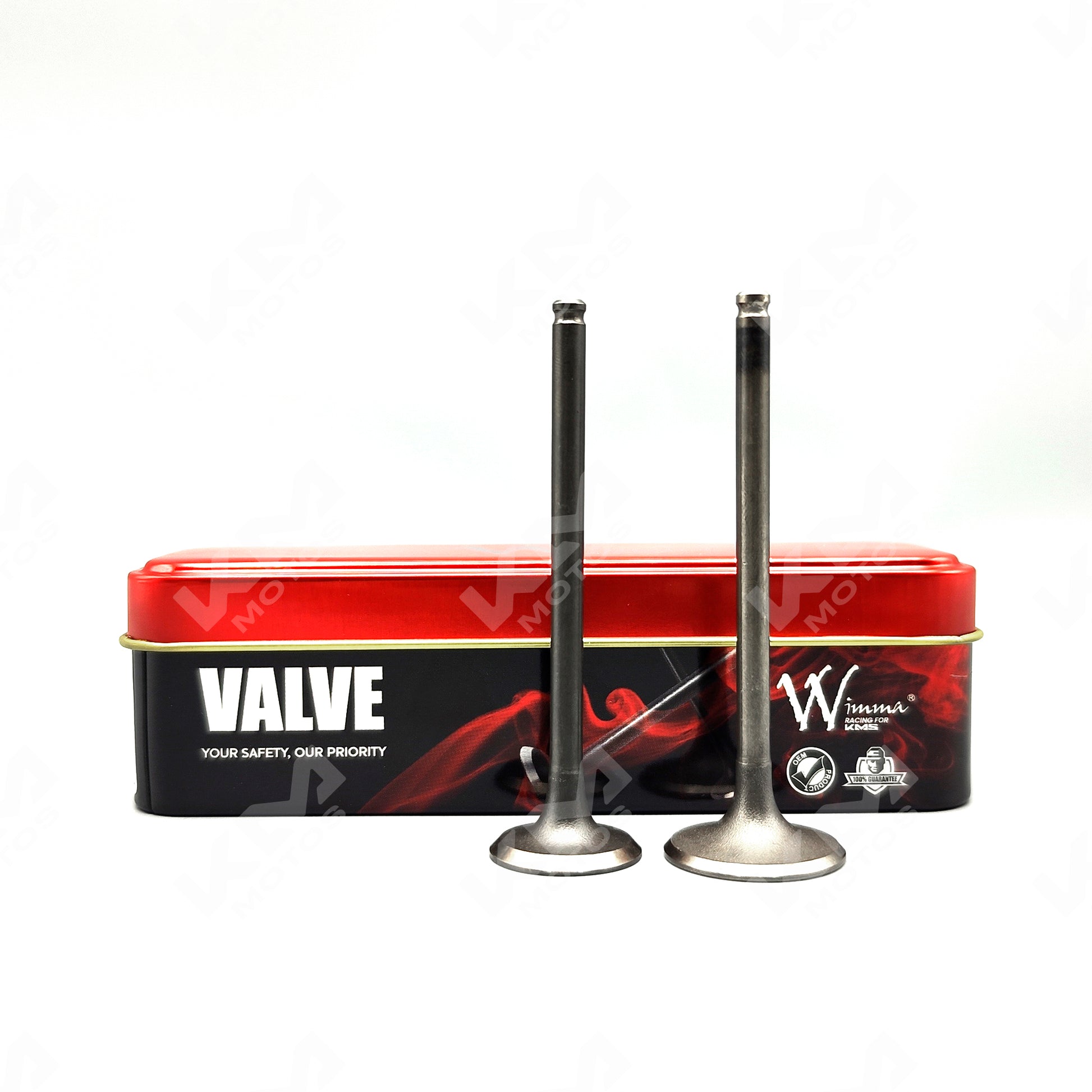 VALVULAS DE ADMICION Y ESCAPE CBF 125 EURO II-XR 125L BRIO-CB 125F FI WIMMA KMS - KMMOTOSHN