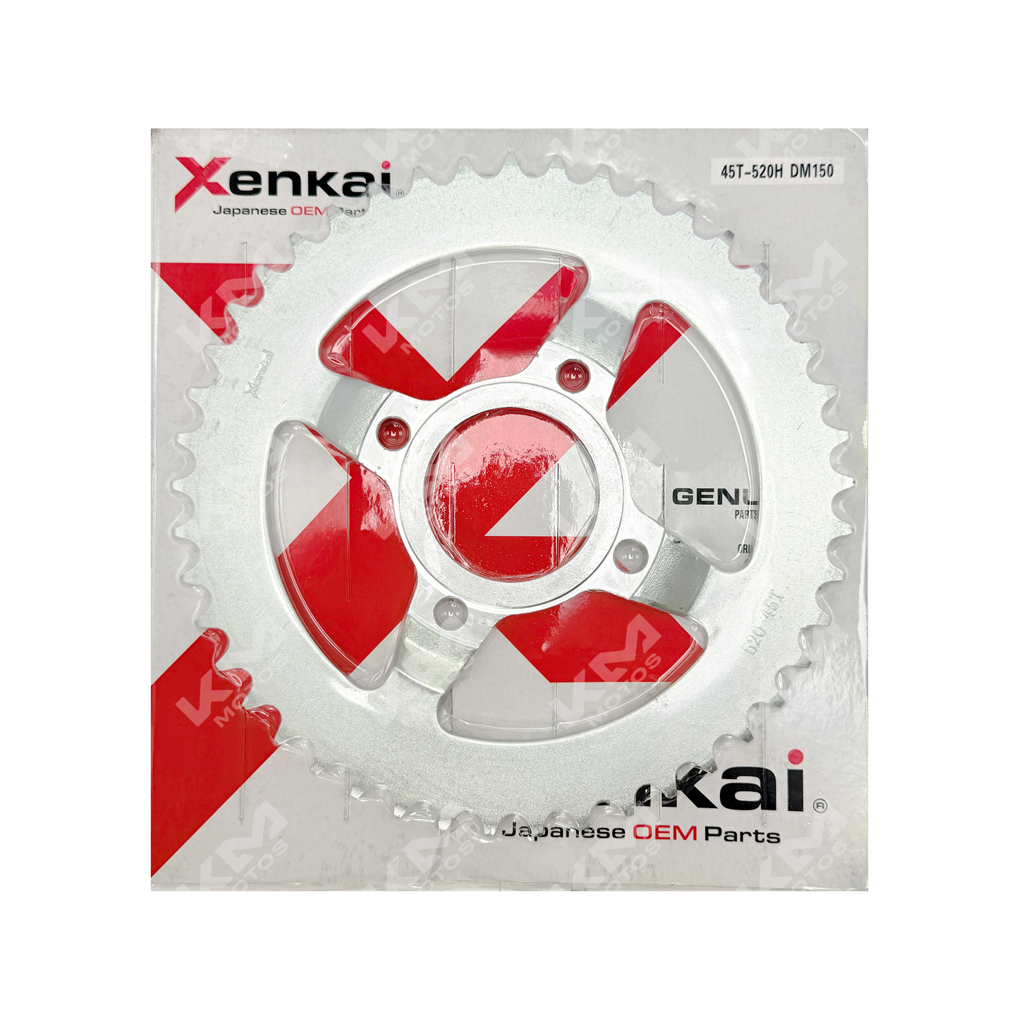 Catarina XENKAI CATARINA 45T/520H XM200Z/DM150 con comba, en color negro, mostrando detalles del producto.