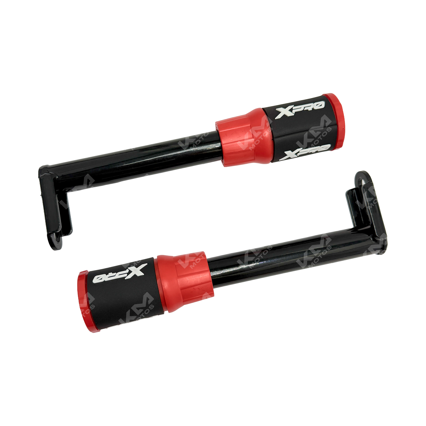 Defensa XPRO para motos GN, FT125, DT125, YBR125 y FT150, de color negro, resistente y diseñada para protección frontal.