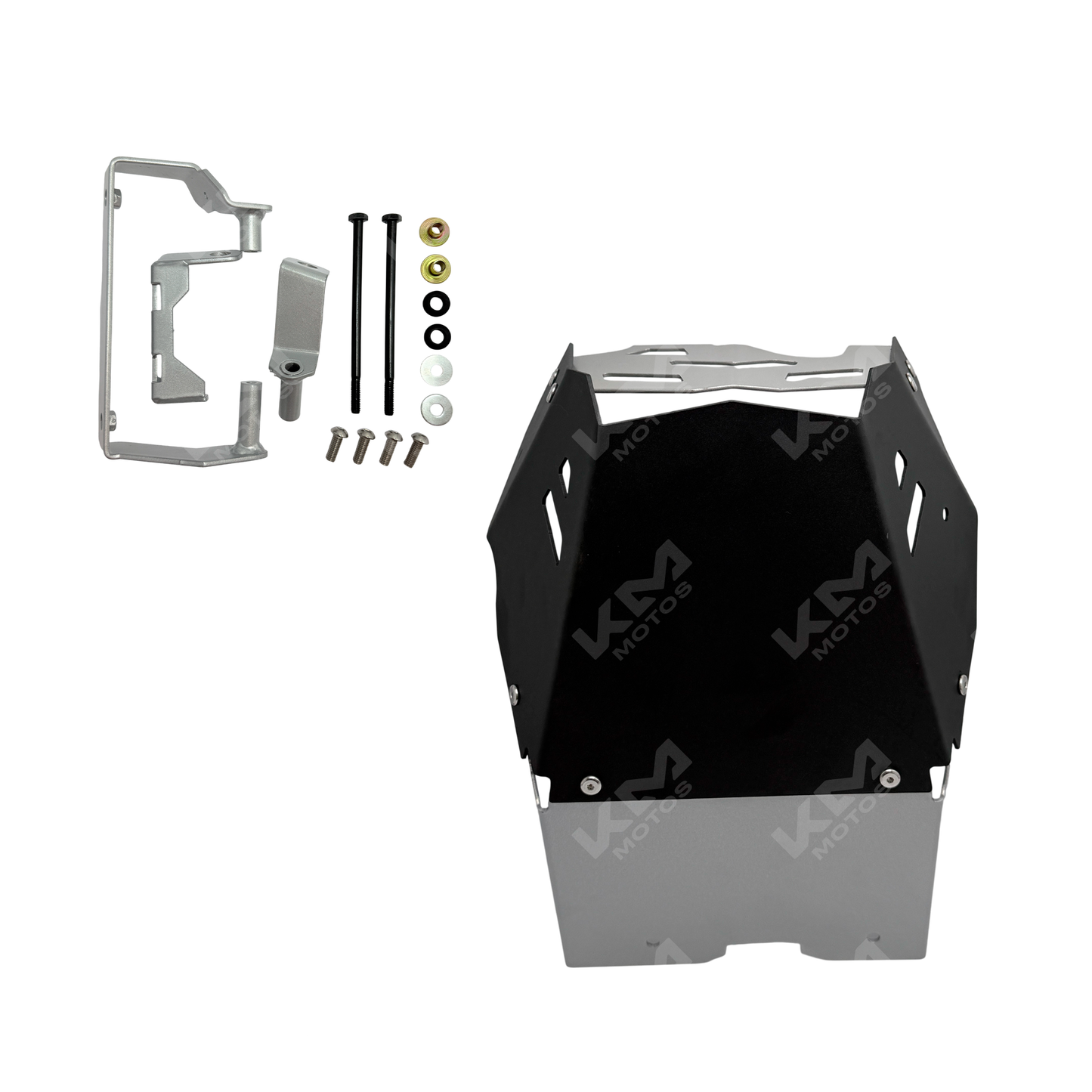 Pechera baja XPRO para Bajaj Pulsar NS200, protección de motocicleta de alta calidad, en color negro con detalles resistentes.