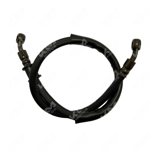 Manguera de freno trasera XM200Z Zenkai para motocicleta, componente de frenos con conexiones y manguera flexible.