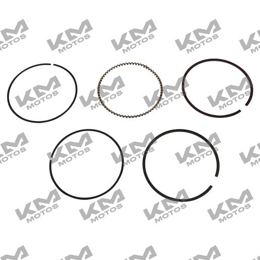 Anillos de pistón originales para motor DM250 Italika, sistema de motor en imagen, marca Italika.