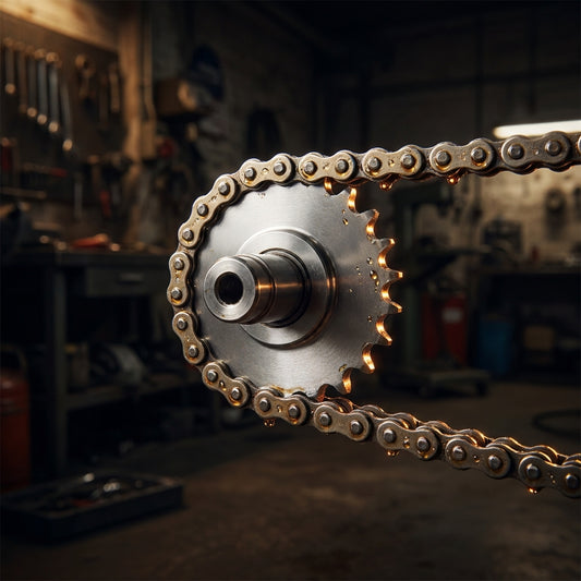 Sprocket de acero de precisión para moto — KM Motos Honduras