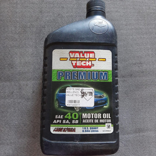 ACEITE SAE-40 (RELLENO) VALUE TECH
