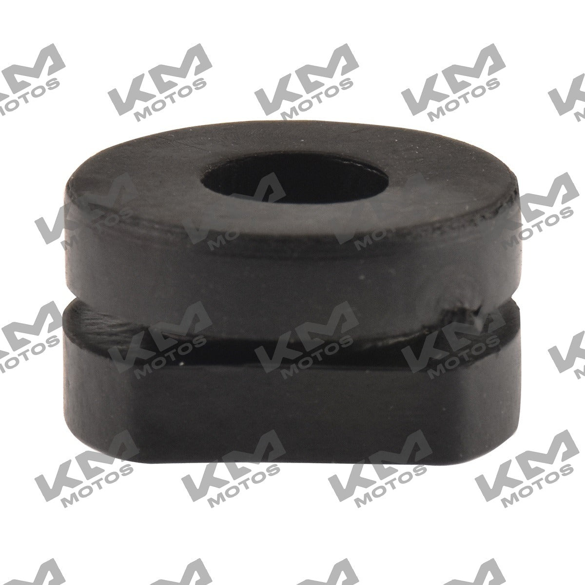Cubiertas laterales de hule para sistema de motor FT125 Italika, modelo original F13010344, en color negro.