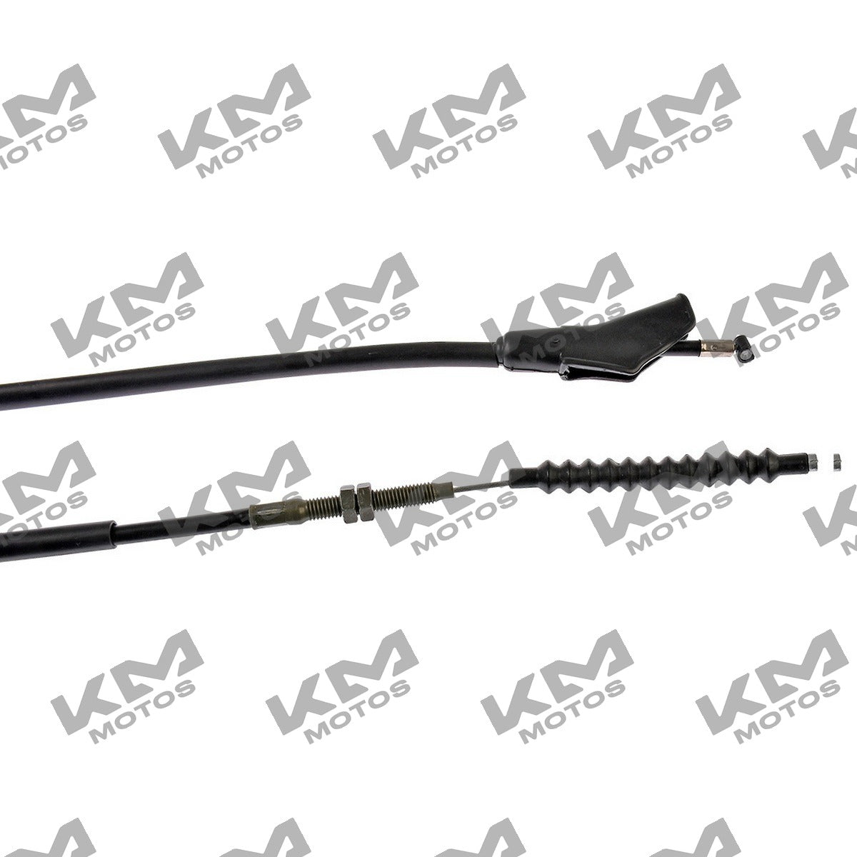 Cable de embrague Zdm200 Italika, sistema de control, con extremos y cableado visible en la imagen.
