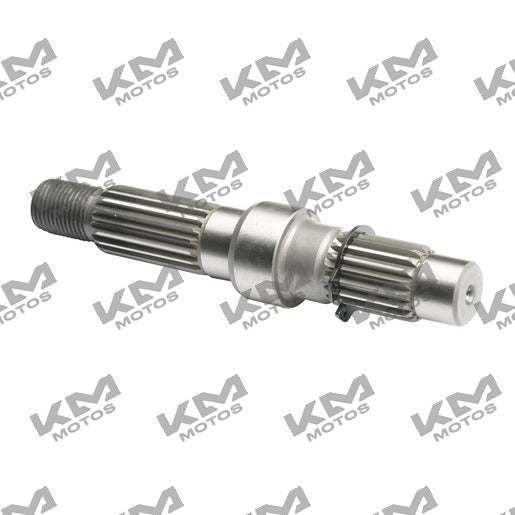 Eje de engranaje de tracción para sistema de motor Italika WS150 D125, original, con longitud de 134 mm.