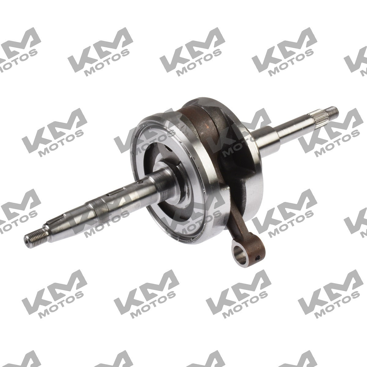 Sistema de motor Italika ATV200 en color naranja, componente original para conjuntos de cigüeñal Italika.