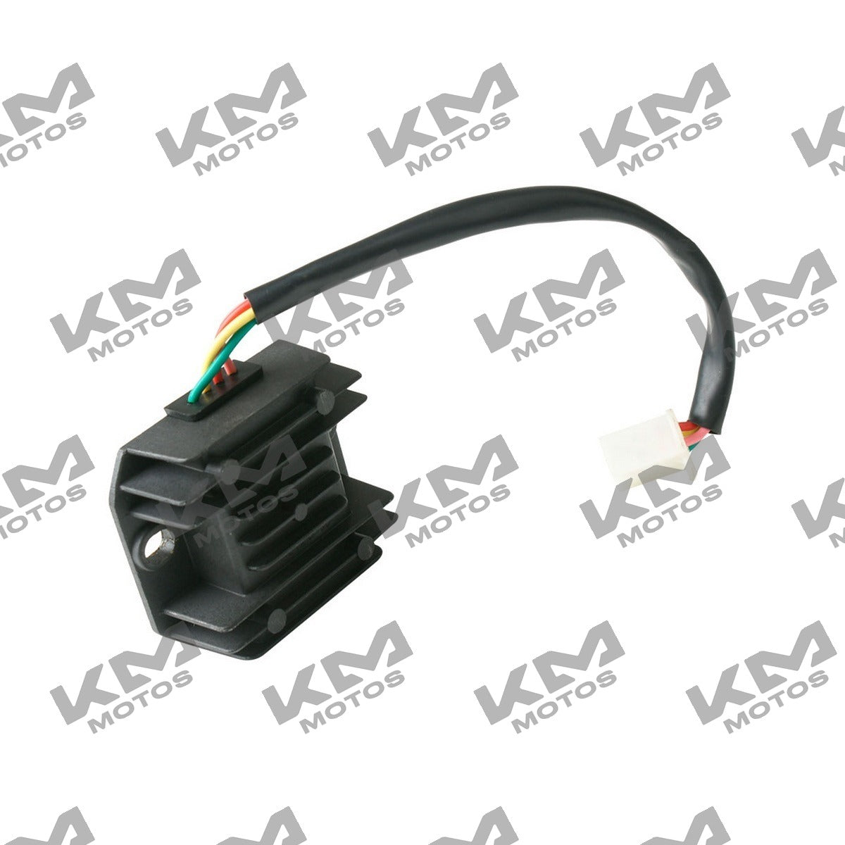 Rectificador y regulador Italika RT180, FT180, FT200, Vort-X 25 en sistema eléctrico, imagen de componente original.