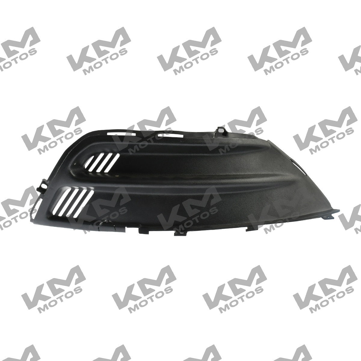 Placa derecha del portaequipaje para sistema de chasis Italika DS150/Xs150 en color negro, parte original F13010243.