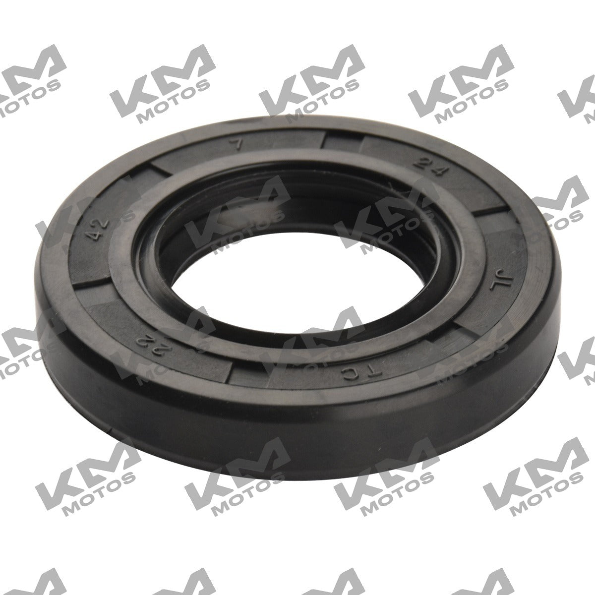 Sello de aceite original Italika F15040165 para sistema de motor, tamaño 22x42x7 mm, en estado nuevo y visible en la imagen.