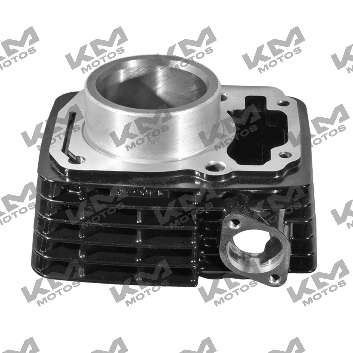 Cilindro negro para motor FT150 HD de la marca Italika, componente original del sistema de motor.
