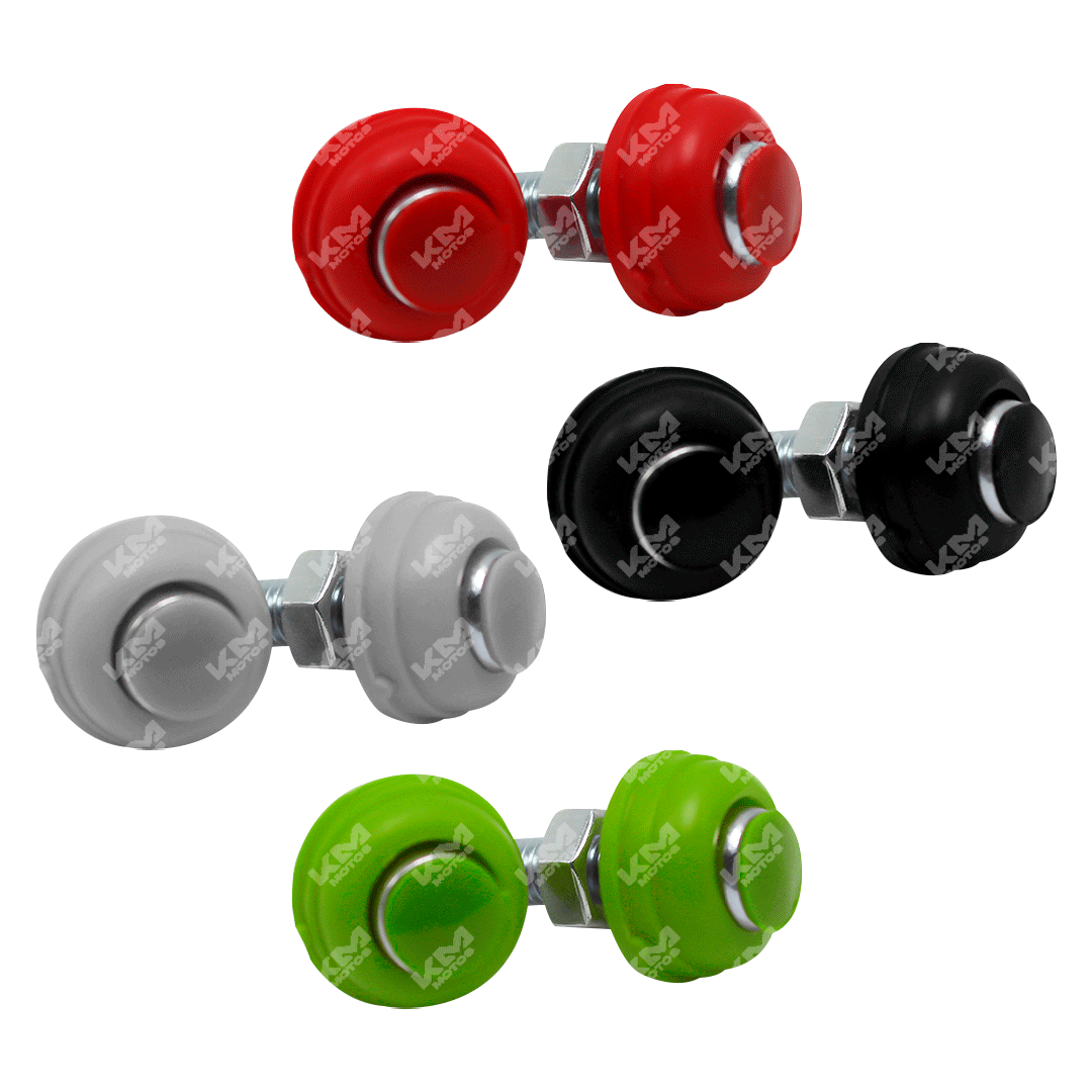 TORNILLOS PARA PLACA DE LUJO TIPO REDONDO (COLORES VARIOS)