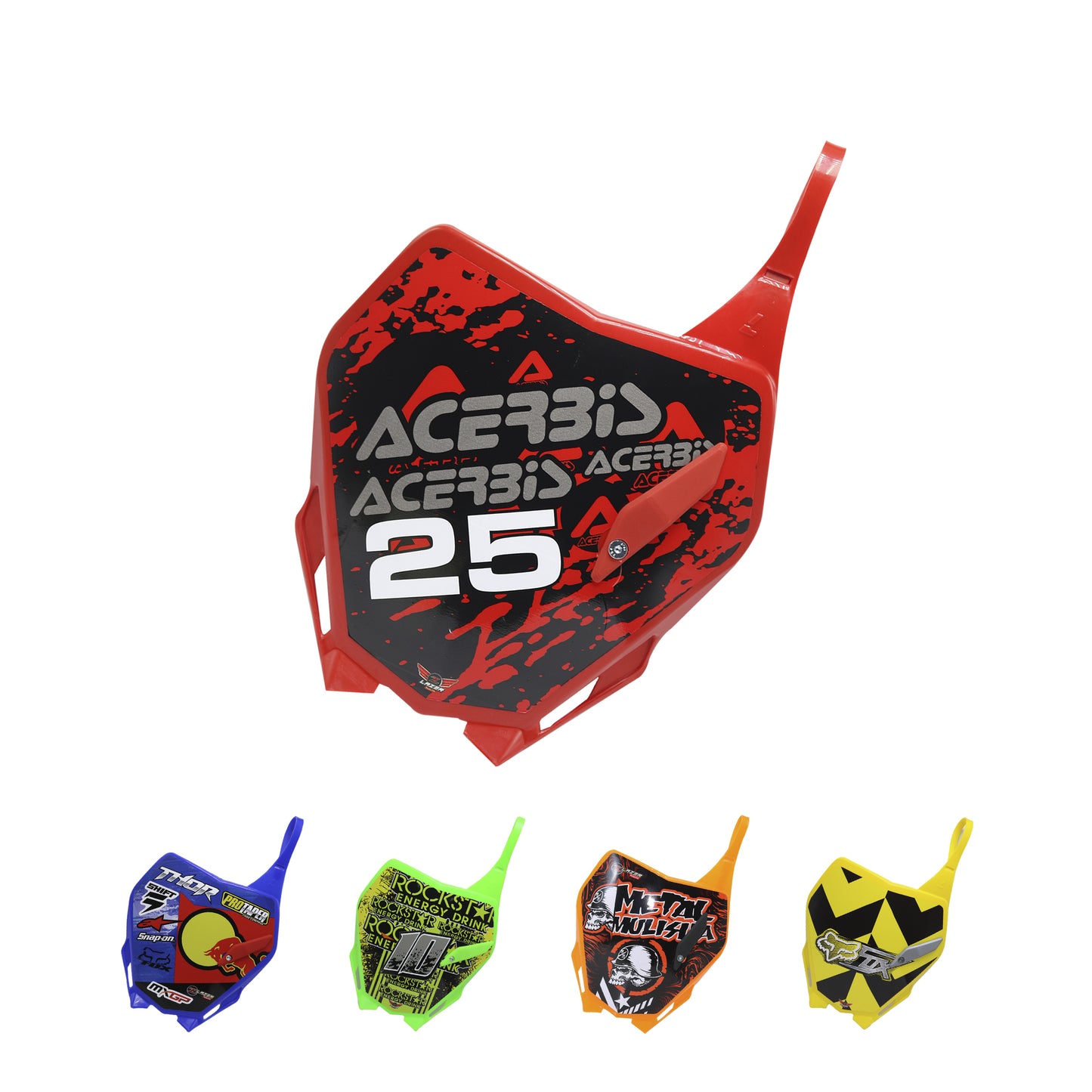 PORTA NUMERO YAMAHA YZ125 (CROSS) (COLORES VARIOS)