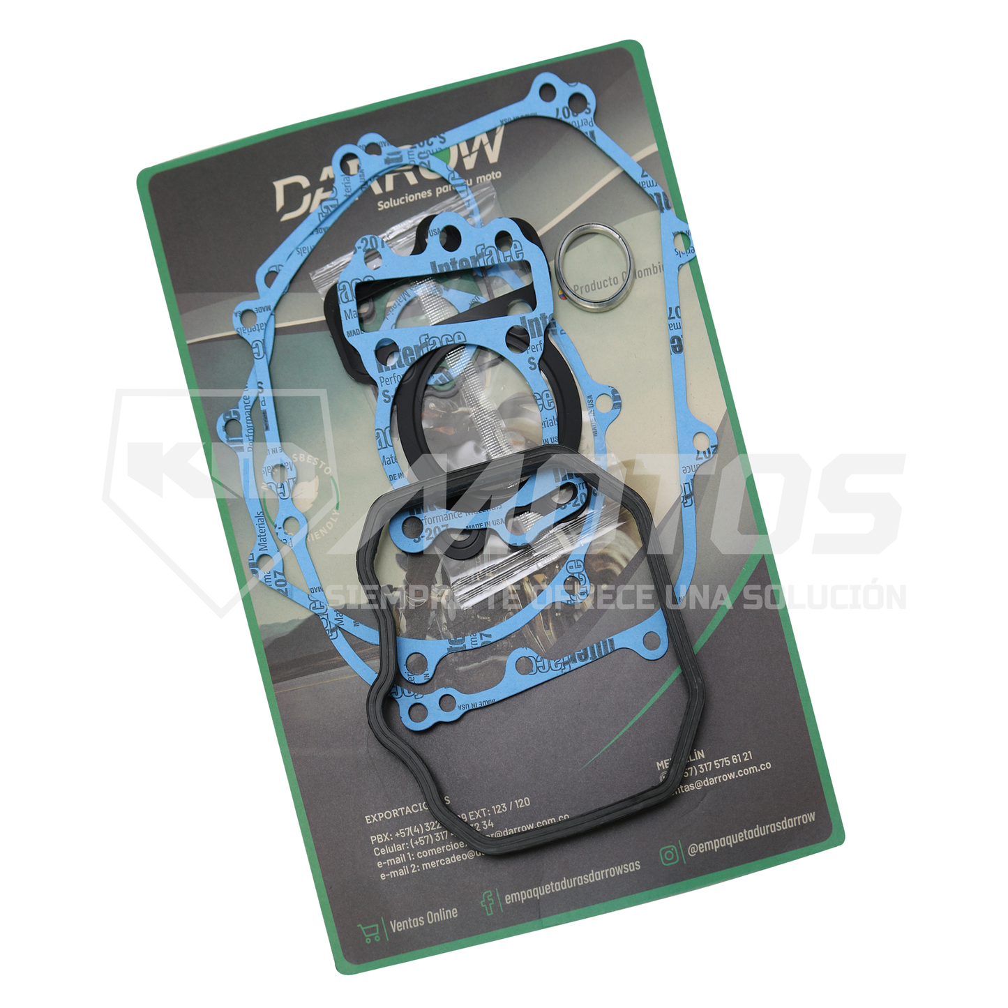 KIT COMPLETO DE EMPAQUES BAJAJ PS135 PULSAR (CON TAPA VALVULA)