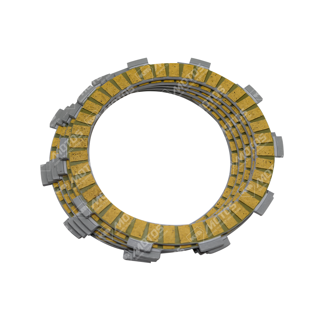 DISCOS DE CLUTCH YAMAHA XTZ150 (SET 5 PCS) (FIBRA REFORZADA)