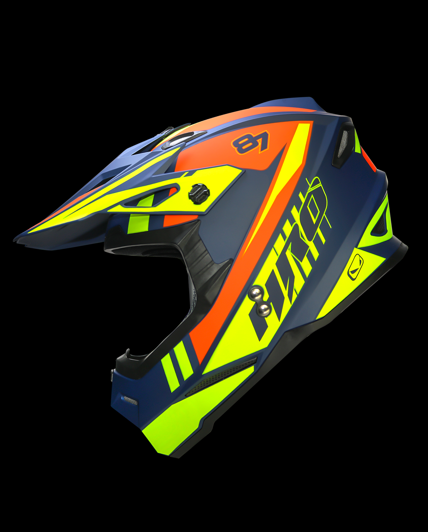 CASCO CROSS HRO AZUL M/AMARILLO PROCESS MX03 L
