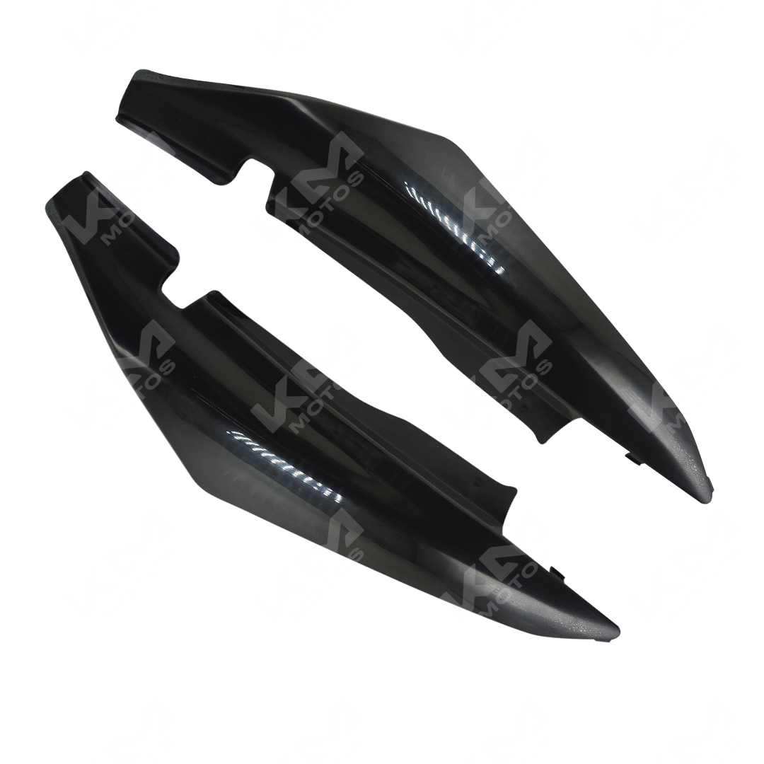TAPADERAS LATERALES DE XM200 (NEGRO) - KMMOTOSHN