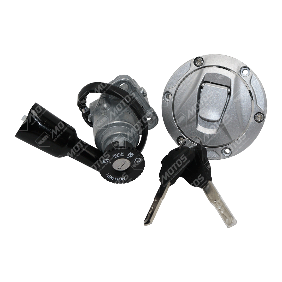 KIT LLAVIN SWITCH IGNICION TAPON TANQUE CR5PRO OEM