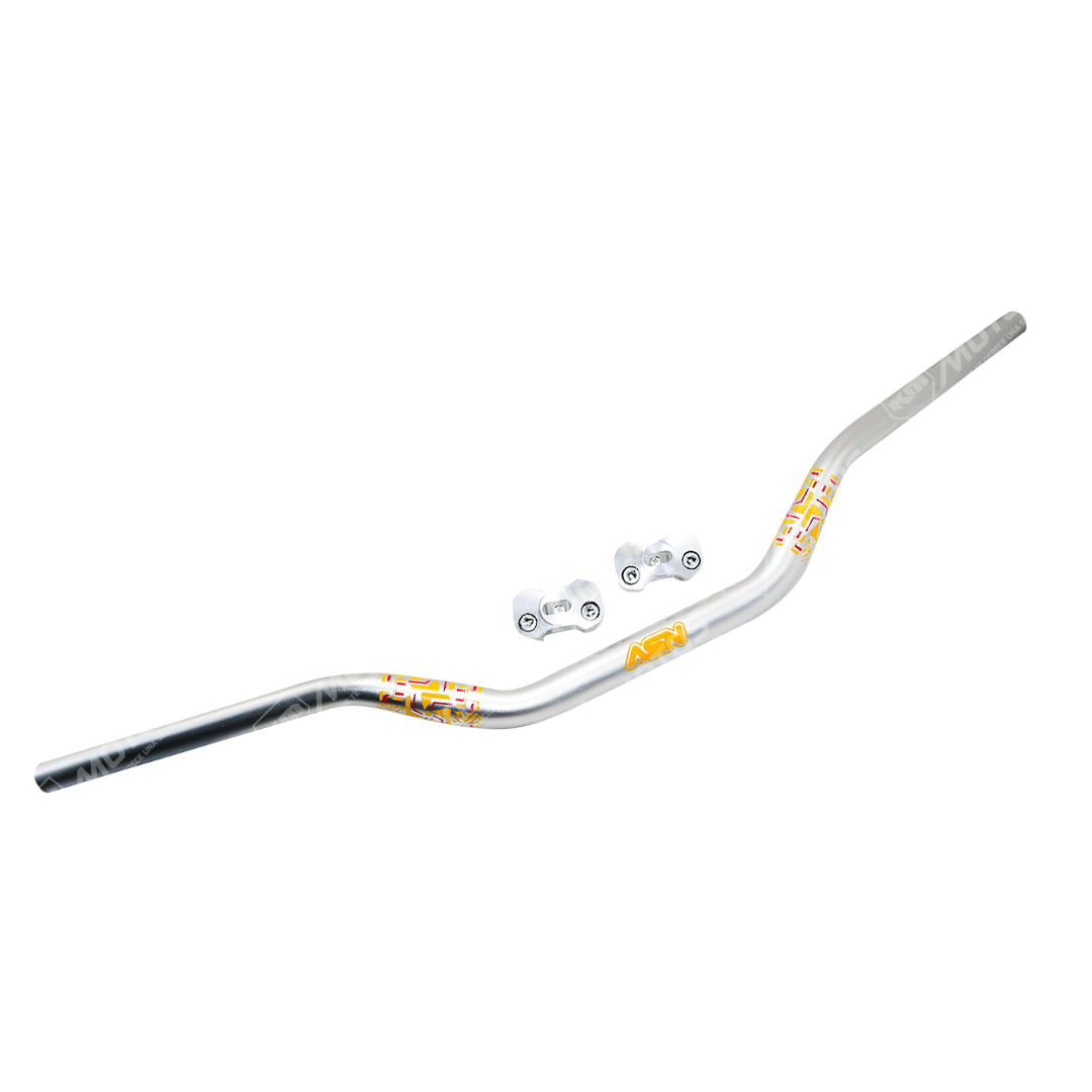 TIMON DE ALUMINIO GRUESO ASV + ANCLAS DISENO GRIS