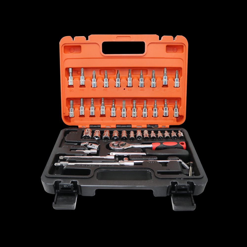 KIT DE CUBOS 1/4" MAS RASH 46PCS