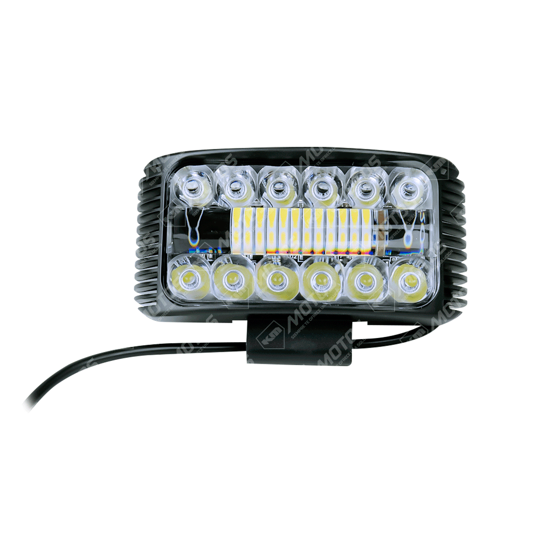 LUZ LED 12+1P METAL + FLASH DISIPADOR