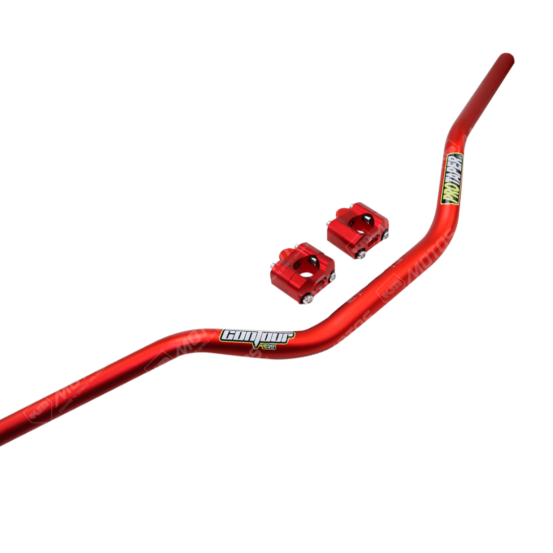 TIMON DE ALUMINIO FUNDIDO + ANCLAS ROJO
