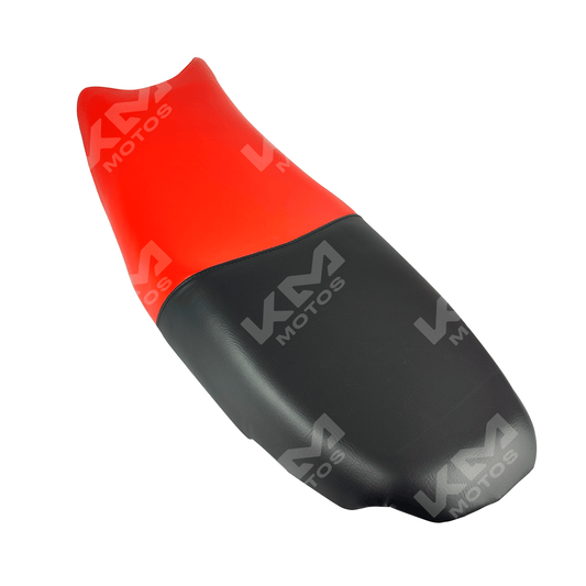 ASIENTO FT150 NEGRO/ROJO SPORT - KMMOTOSHN