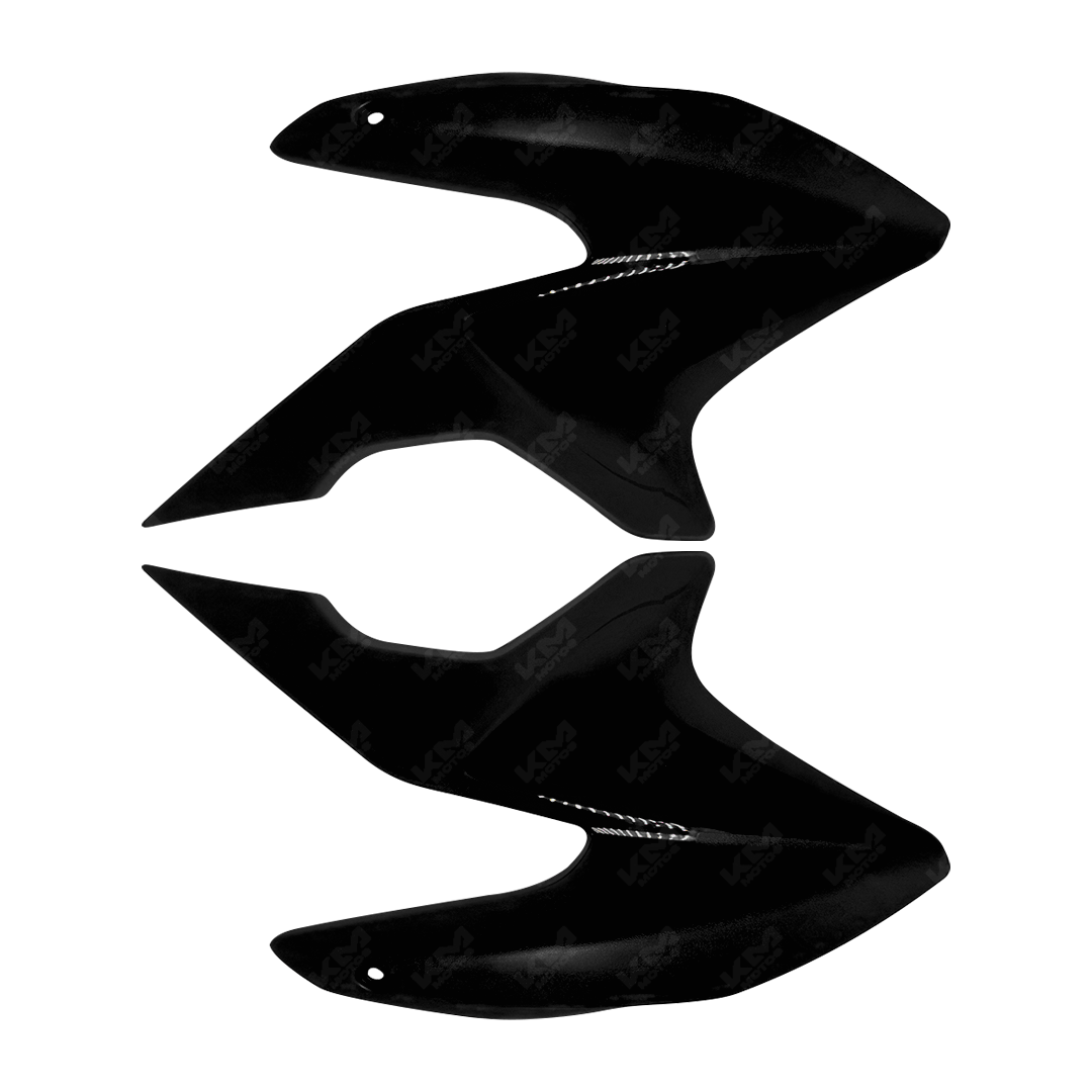 COBERTOR DE TANQUE ZX150L/ZX200L NEGRA - KMMOTOSHN