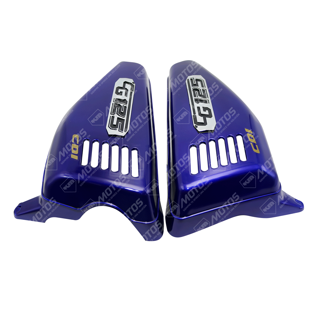 TAPADERAS LATERALES CG125/FT125/KB150 NEGRO