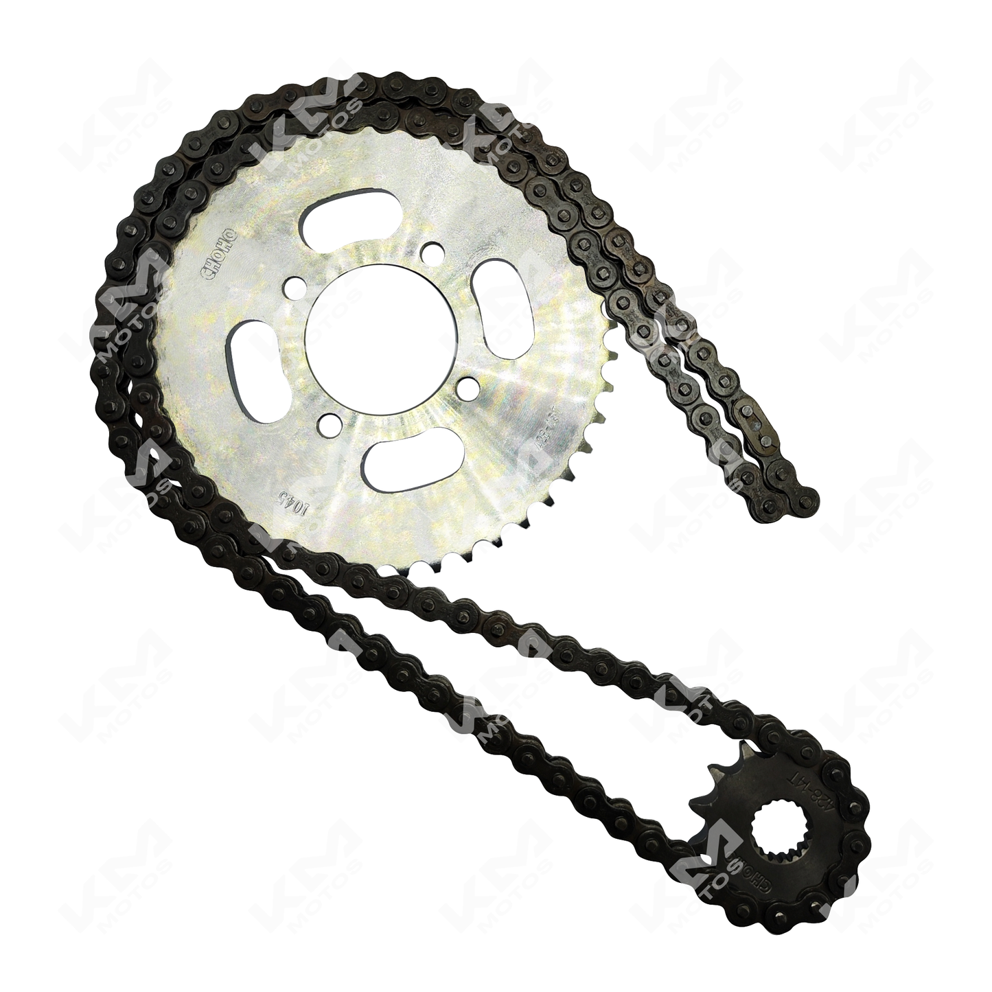 KIT DE TRACCION 45T/14T -428H/118L EN125 OEM CHOHO - KMMOTOSHN