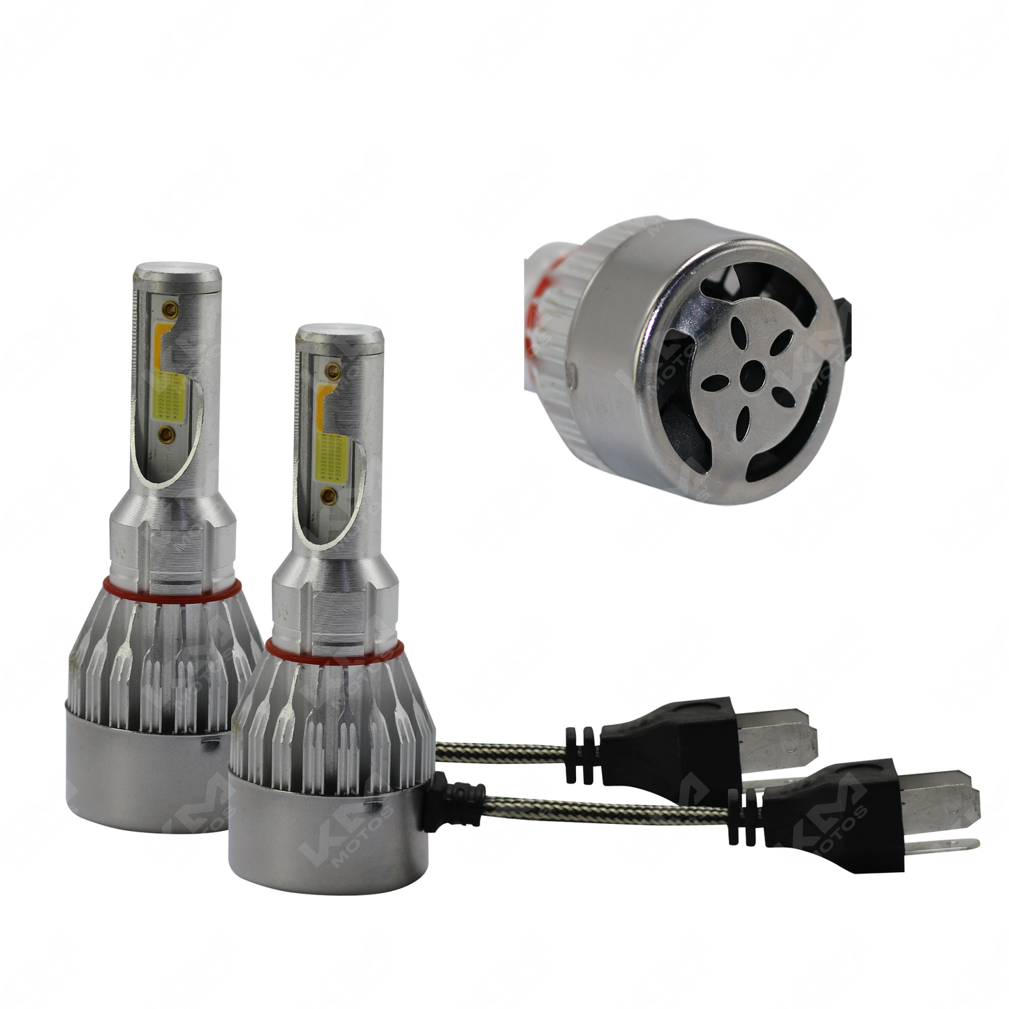 LUZ LED DOS COLORES AMARILLO/BLANCO + VENTILADORA KMS