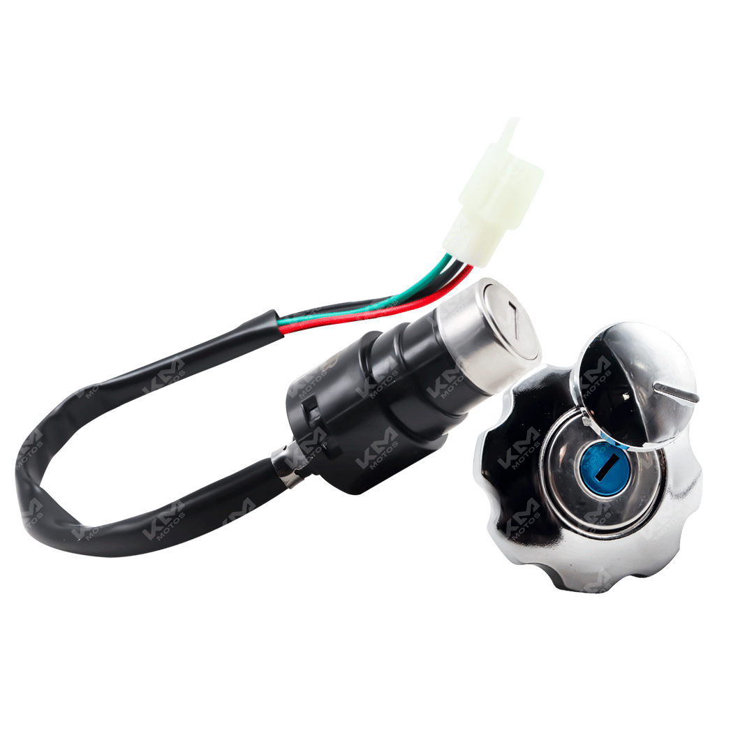 KIT DE CERRADURA (LLAVIN) FT125 KMS - KMMOTOSHN