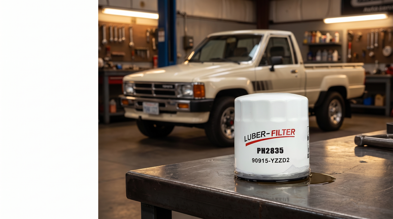 Filtros de aceite LUBER FILTER para Toyota 22R y diésel | KM Motos
