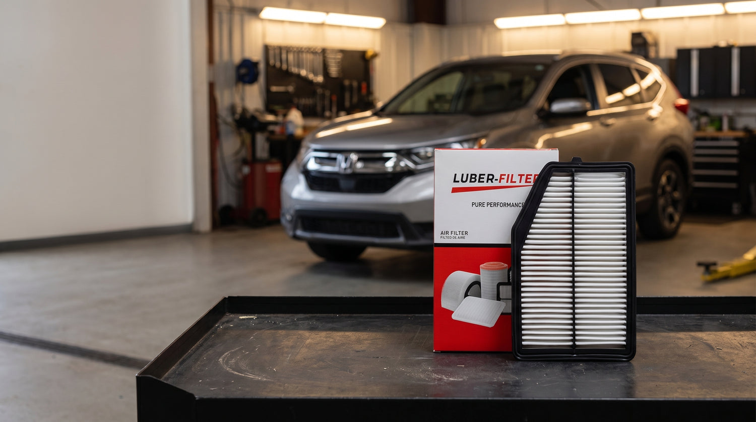 Filtros de aire LUBER FILTER para Honda CR-V, Toyota y más | KM Motos