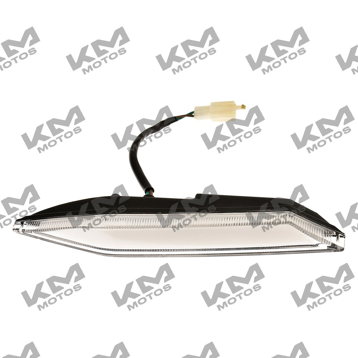 Sistema eléctrico LED decorativo para tanque Der 250z Grafito de Italika, con componentes originales para motocicleta.
