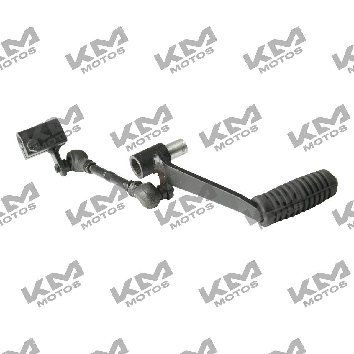 Sistema de chasis para pedal de cambios Italika RT180 FT180 FT200, pieza original F11030138, en color negro.