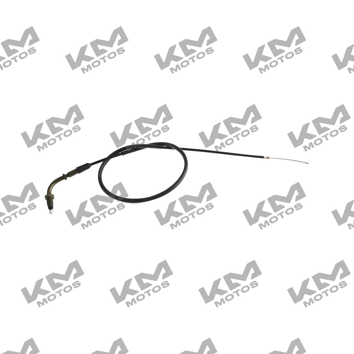 Cable de acelerador Italika DM150, sistema de control original, visible en la imagen con detalles del cable y conexiones.