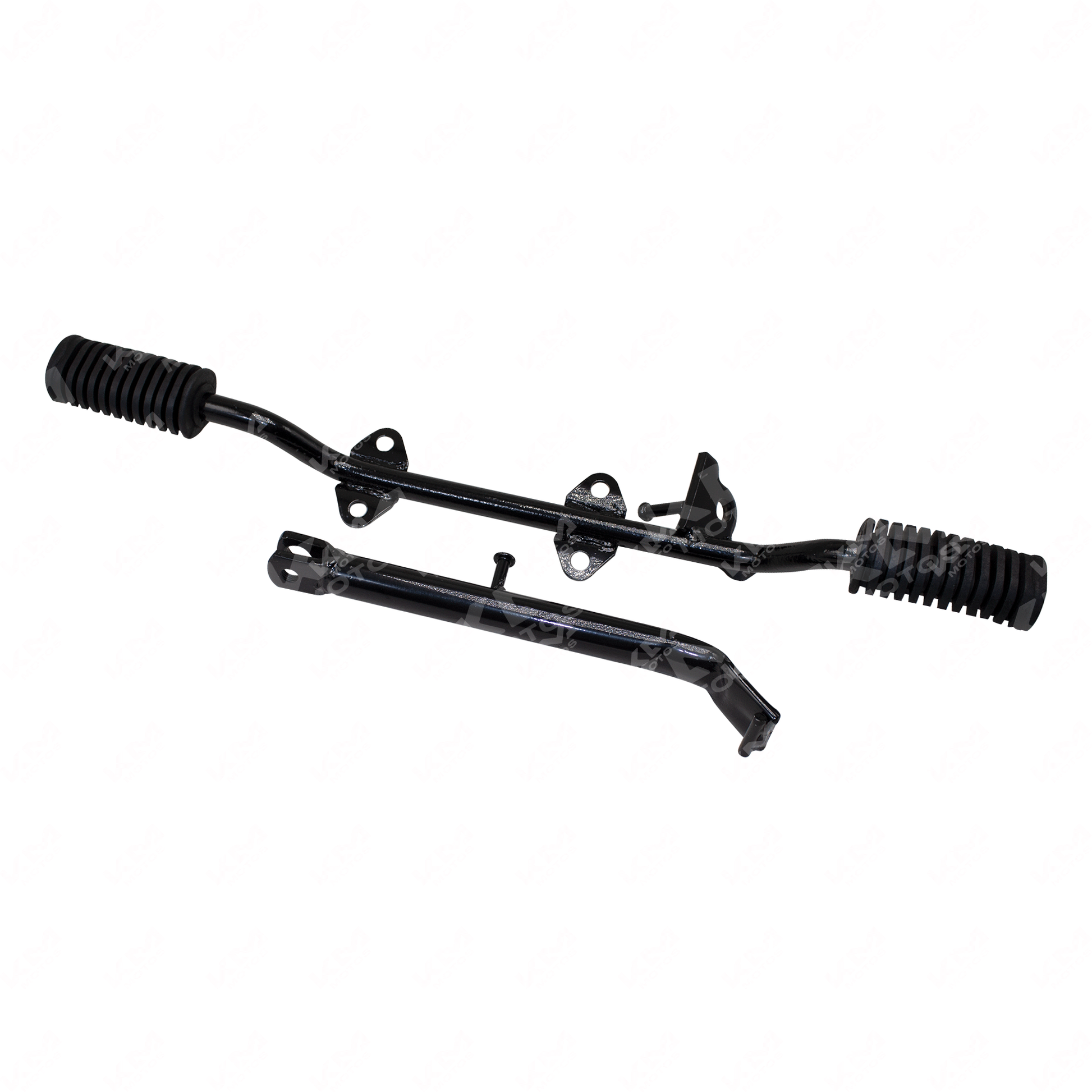 Estribo delantero para motocicleta CG125, FT125, MG150-7, FR150-7, R150 y CR2, en color negro, con diseño resistente y duradero.